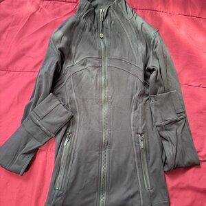 lululemon athletica Black Long Zip Utility Jacket